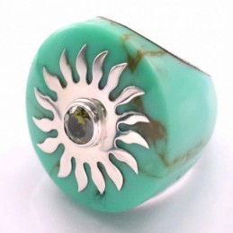 Ring Turquoise Color with...