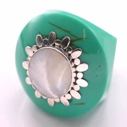 Ring Turquoise Color with Stone