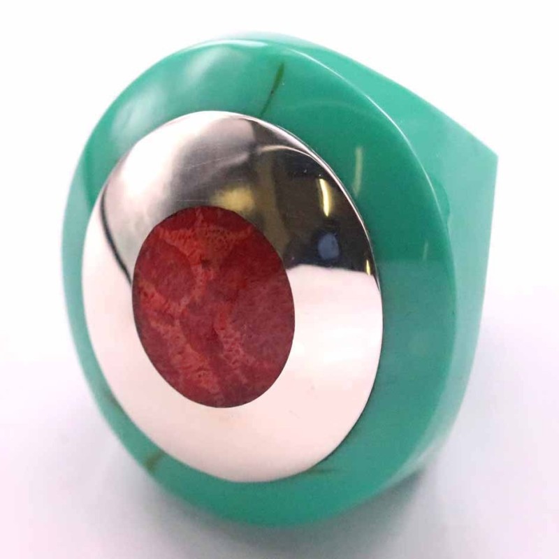 Ring Turquoise Color with Stone