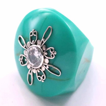 Ring Turquoise Color with Stone