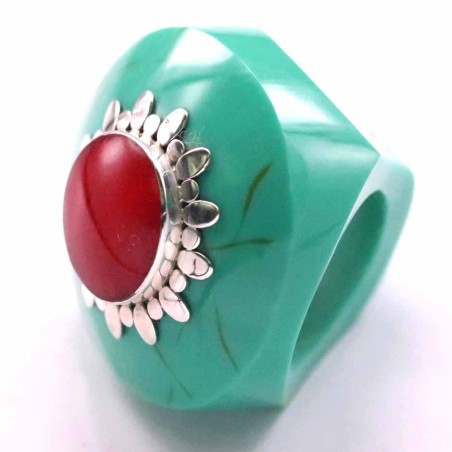 Ring Turquoise Color with Stone