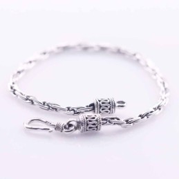 Bracelet 3mm. Bali Style Plain