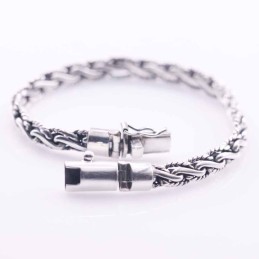 Bracelet 7.5mm. Bali Style Plain