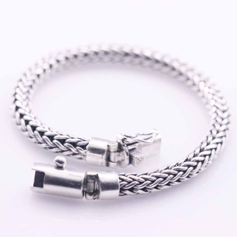Bracelet 7mm. Bali Style Plain