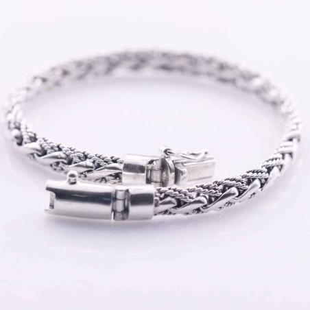 Bracelet 6mm. Bali Style Plain