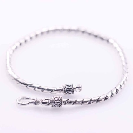 Bracelet 4mm. Bali Style Plain