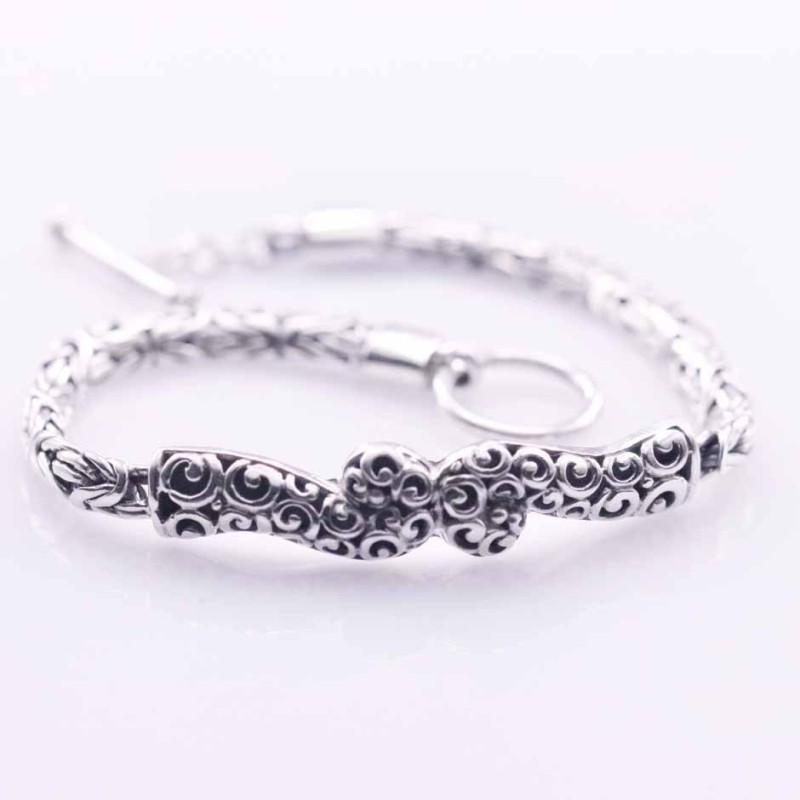 Bracelet 4.5+9x41mm. Bali Style Plain