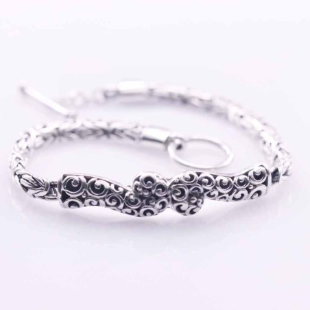 Bracelet 4.5+9x41mm. Bali Style Plain