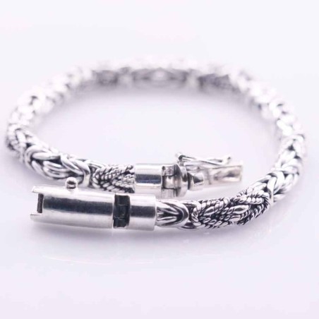 Bracelet 6mm. Bali Style Plain