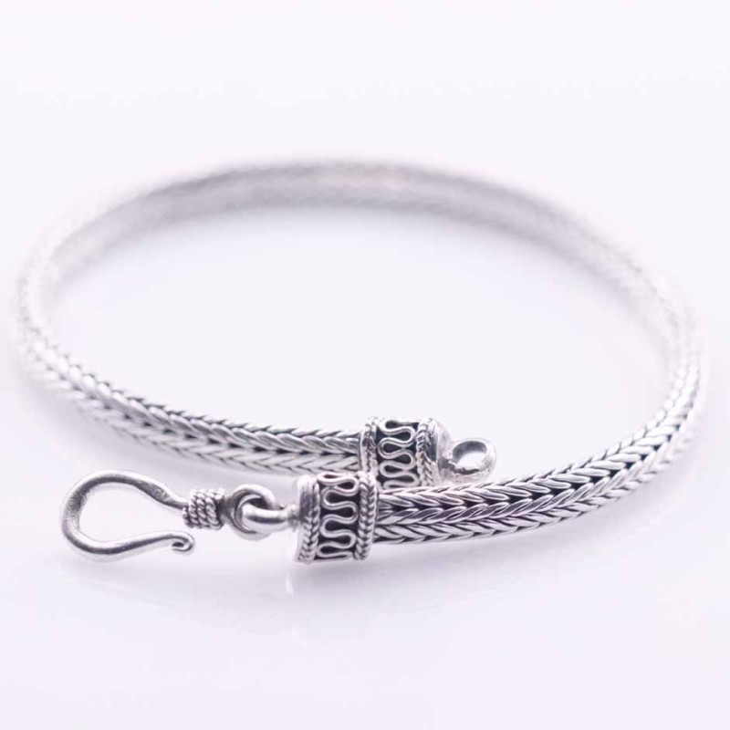 Bracelet 5mm. Bali Style Plain
