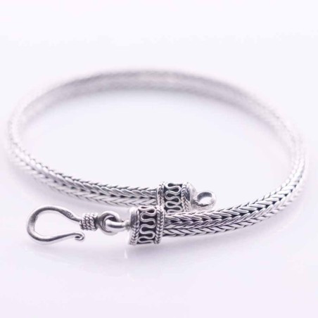 Bracelet 5mm. Bali Style Plain