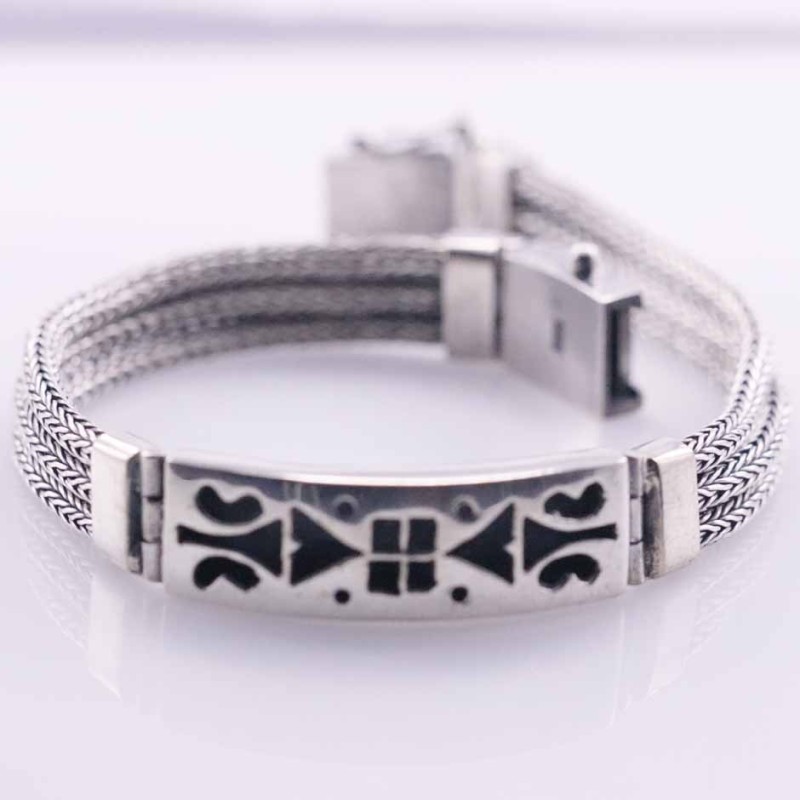Bracelet 11.5mm. Bali Style Plain