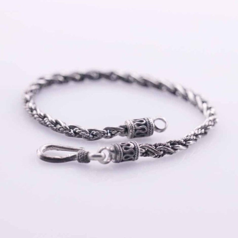 Bracelet 3.5mm. Bali Style Plain