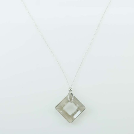 Necklace Square grey color