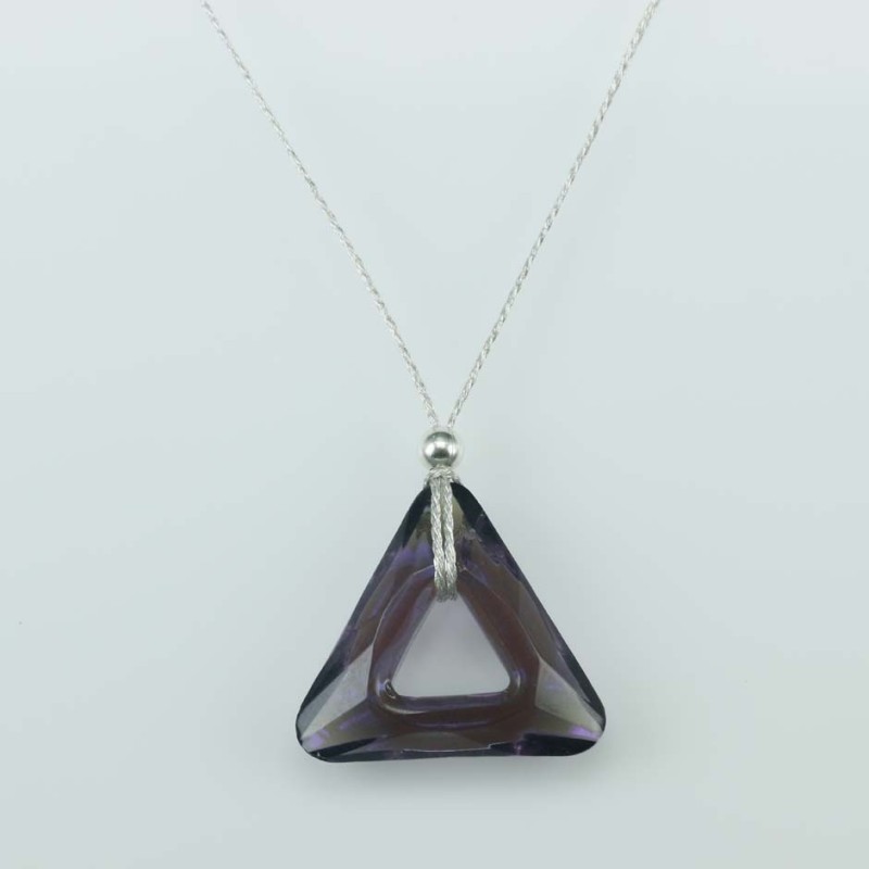 Necklace Triangle Zafire color