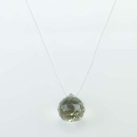 Necklace Ball Grey color