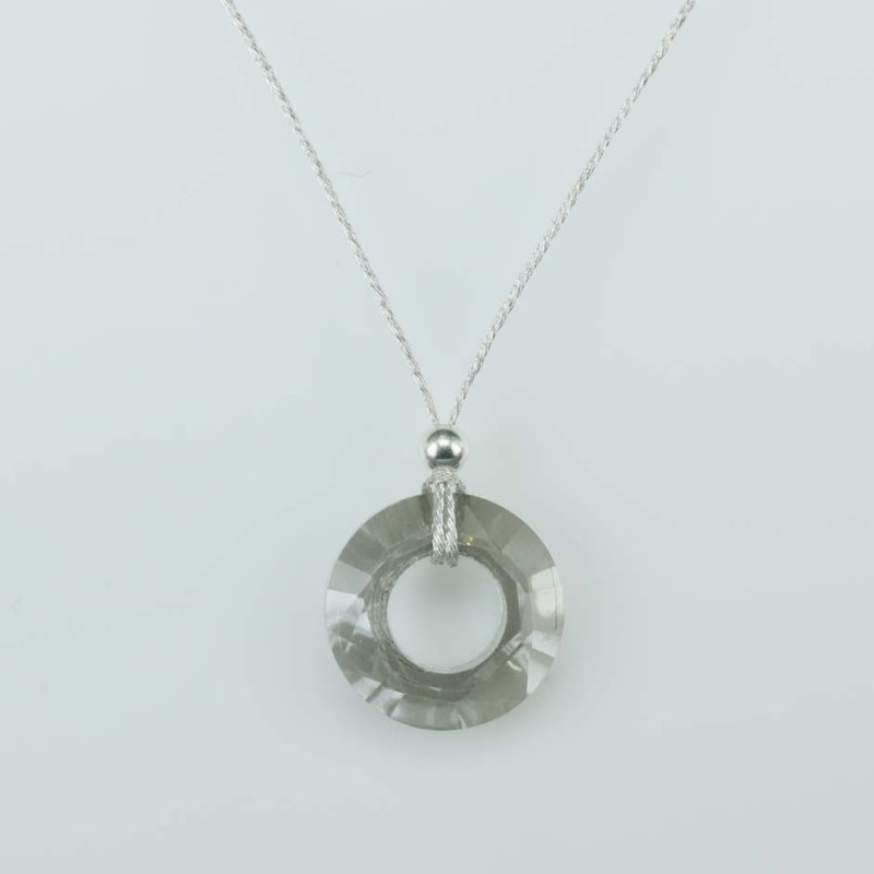 Necklace Donut Grey color