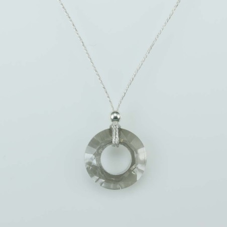 Necklace Donut Grey color