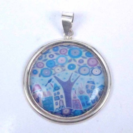 Pendant Round 28mm. Image Tree