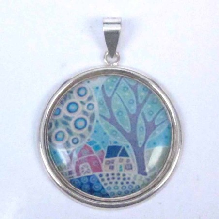 Pendant Round 28mm. Image Tree