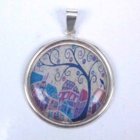 Pendant Round 28mm. Image Tree