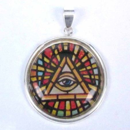 Pendant Round 28mm. Image Eye