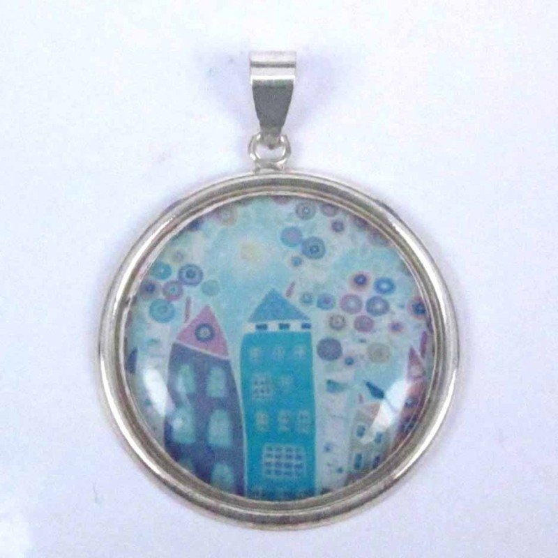 Pendant Round 28mm. Image Tree