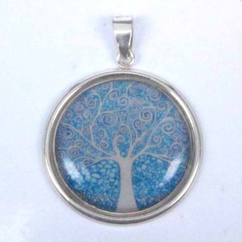 Pendant Round 28mm. Image Tree