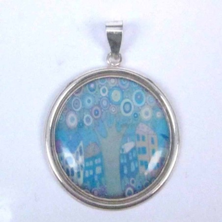 Pendant Round 28mm. Image Tree