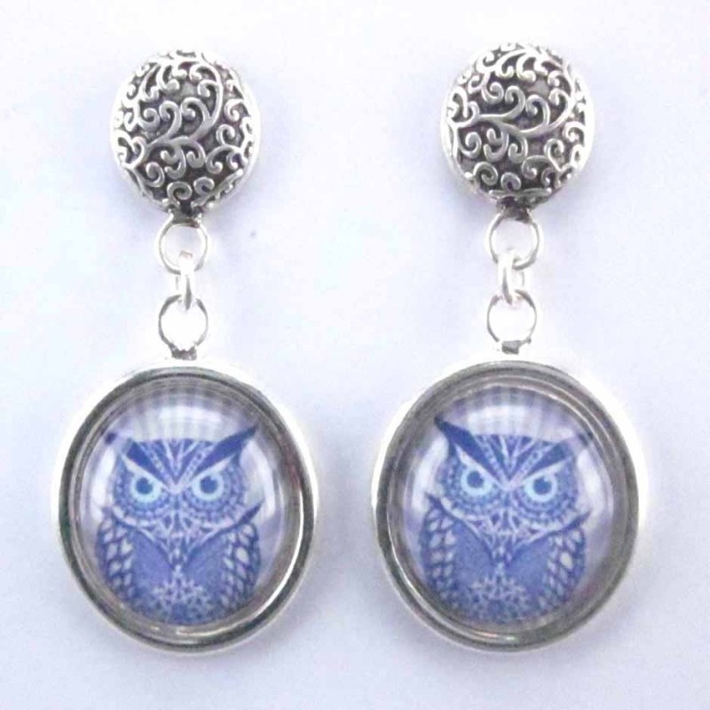 Earring Round with Photo Olw