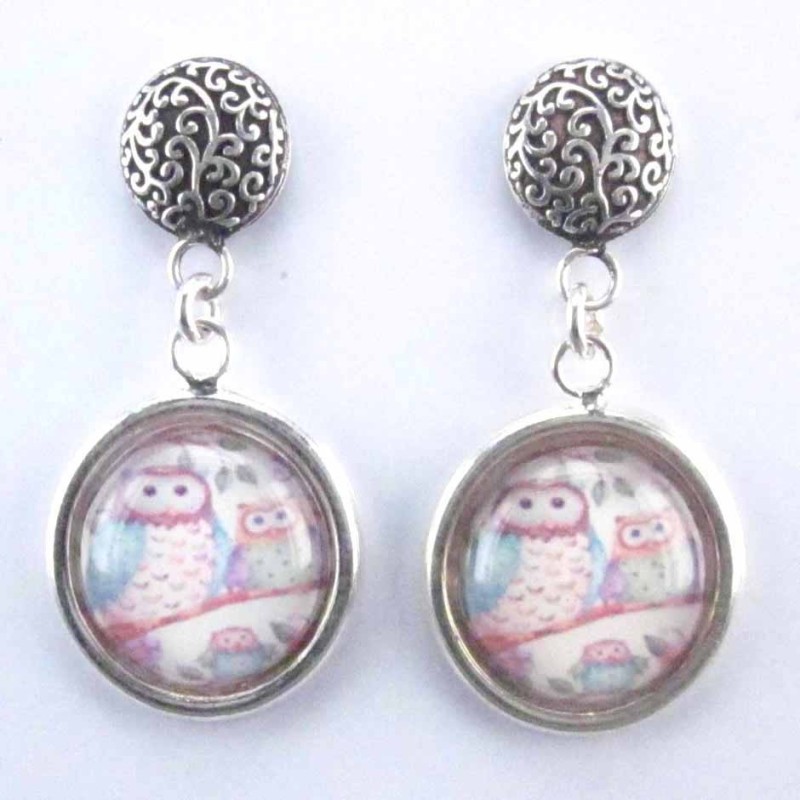 Earring Round with Photo Olw