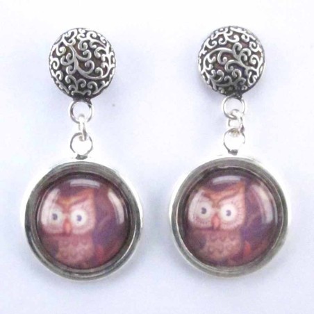 Earring Round with Photo Olw