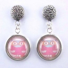 Earring Round with Photo Olw