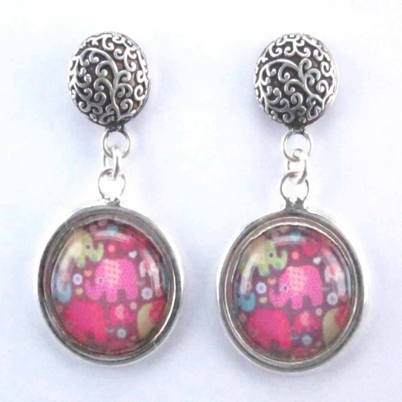 Earring Round with Photo