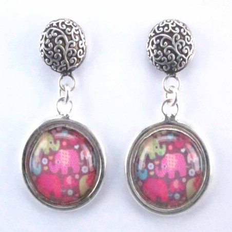 Earring Round with Photo