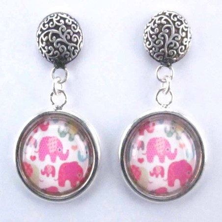 Earring Round with Photo