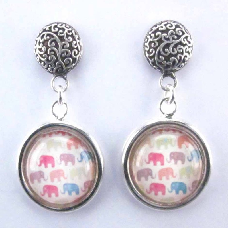 Earring Round with Photo