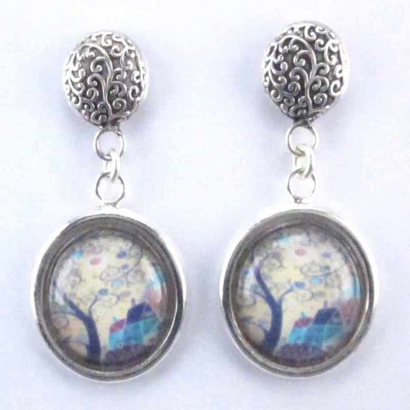 Earring Round with Photo