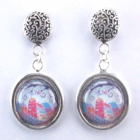 Earring Round with Photo