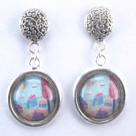 Earring Round with Photo