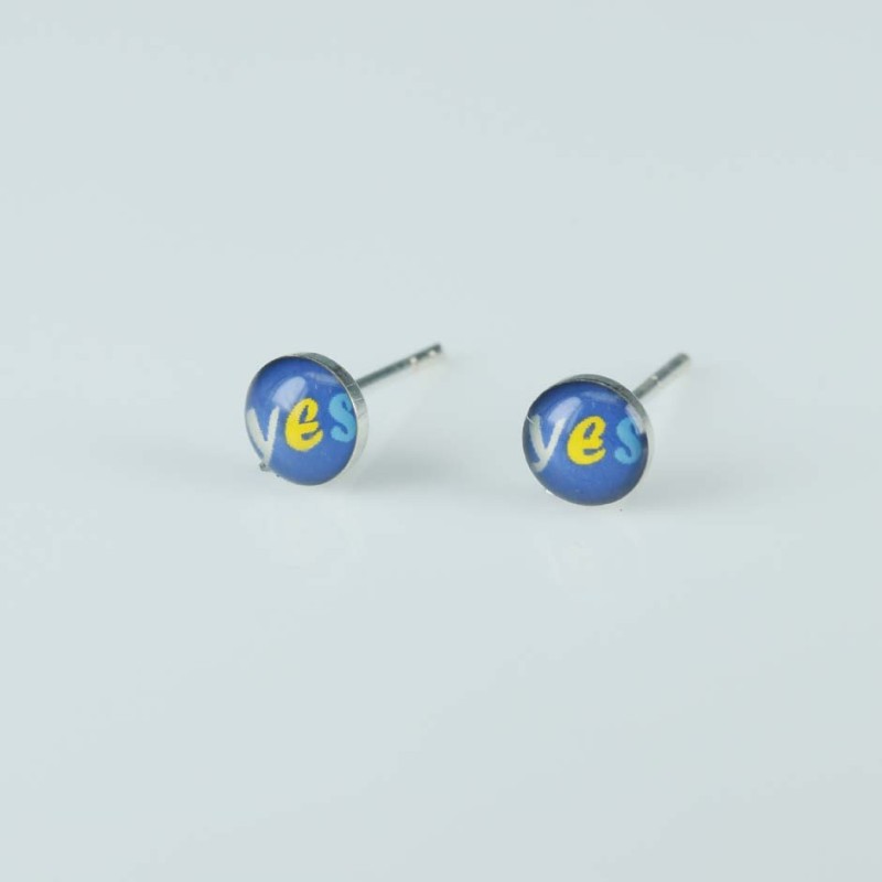 Earring Round 5mm. with Photo Yes