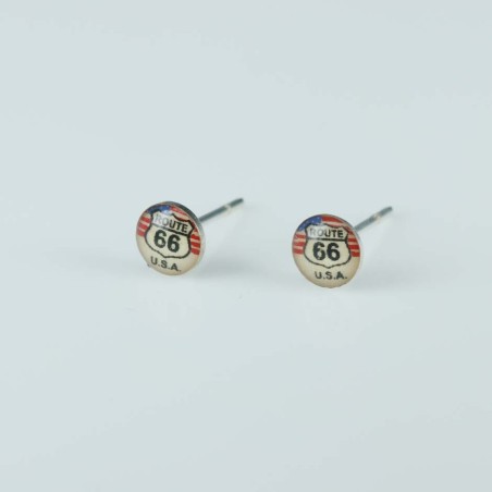 Earring Round 5mm. with Photo