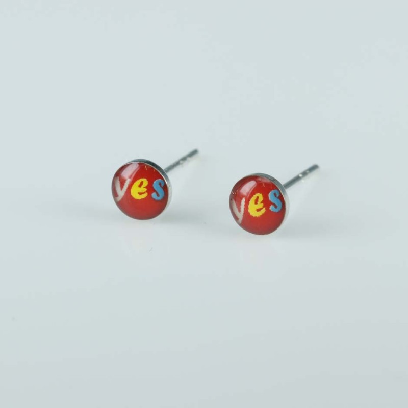 Earring Round 5mm. with Photo