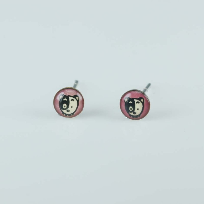 Earring Round 5mm. with Photo