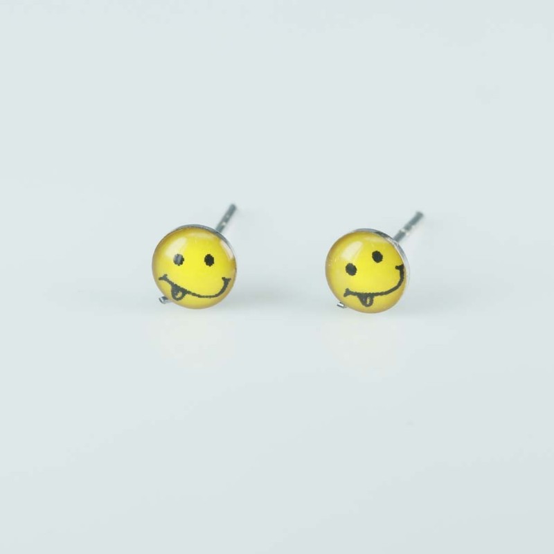 Earring Round 5mm. with Photo Earring Round 5mm. with Photo