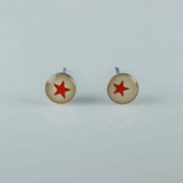 Earring Round 5mm. with Photo