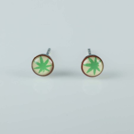 Earring Round 5mm. with Photo