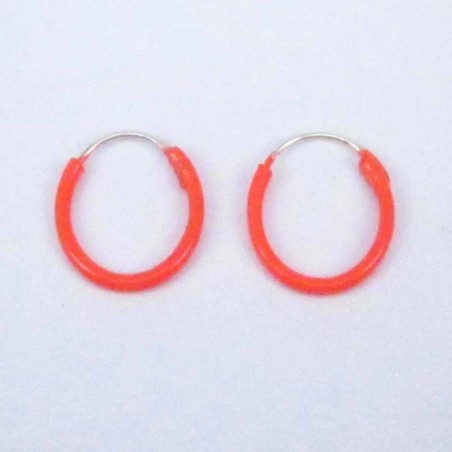 Ea Hoop 1.2X12mm. Orange Color