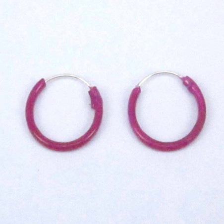 Ea Hoop 1.2X12mm. Ametisth Color