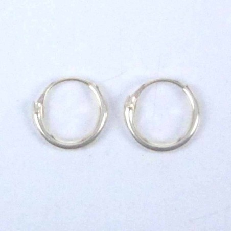 Ea Hoop 1.2X8mm. Gold Plated